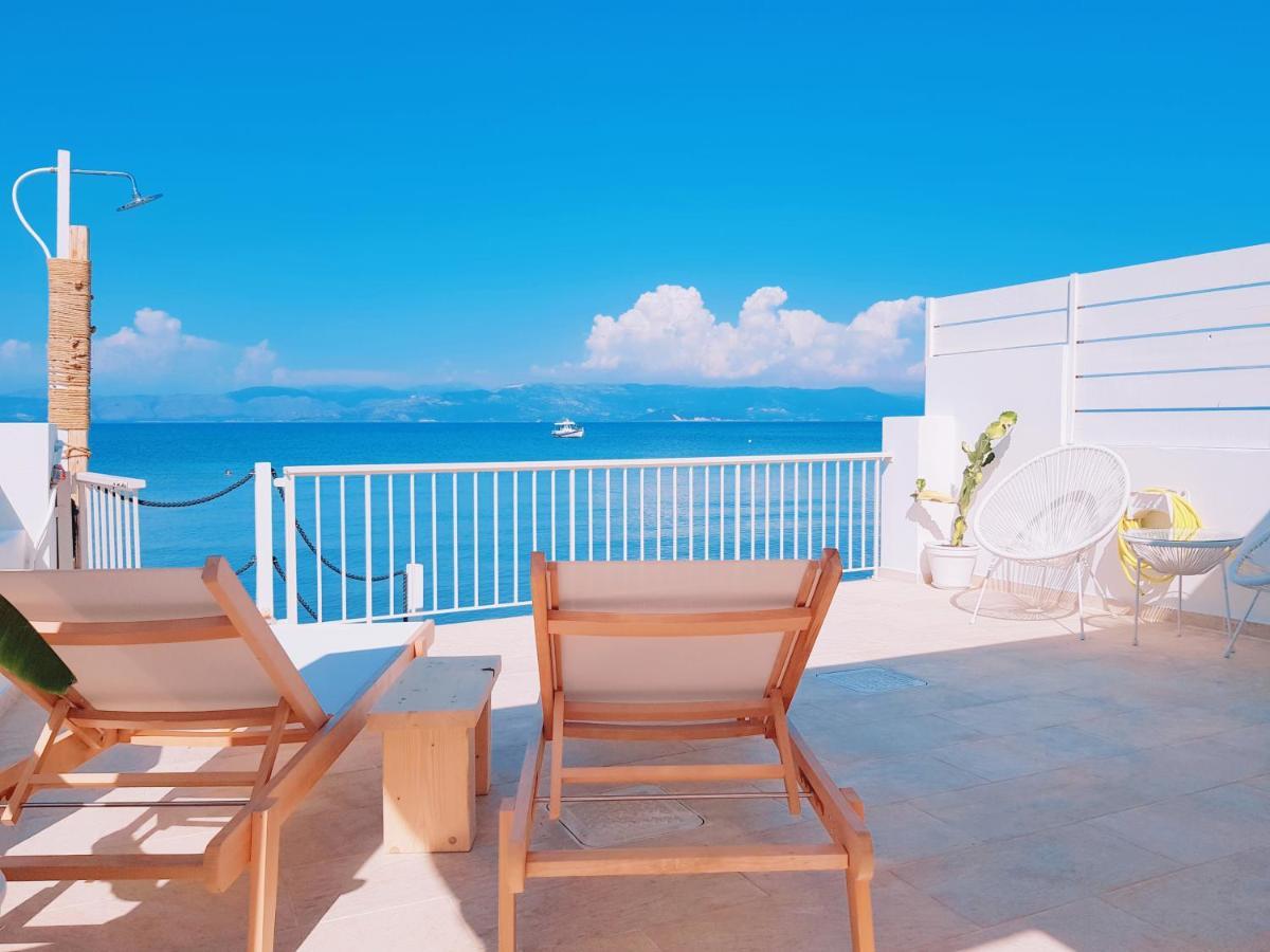Greco Mare Apartamento Kávos Exterior foto